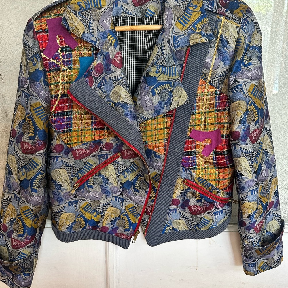 Multicolor Women's Jacket - Picture 8 of 9